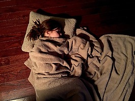 女孩,睡眠,可愛