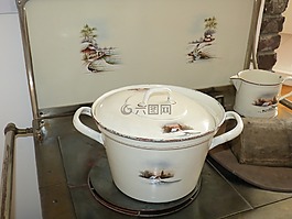 廚房,爐灶,廚師