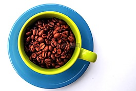 咖啡,咖啡豆,咖啡杯
