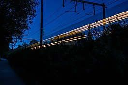 長時間曝光,車,交通