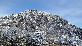 山,山冬季景觀,山nambyeok觀點(diǎn)