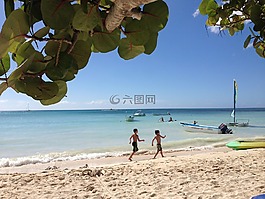 拉罗马纳,加勒比,海滩