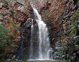 大瀑布,岩,morialta