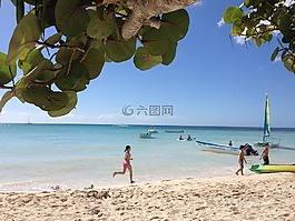 加勒比,拉罗马纳,海滩