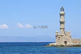 燈塔,海,水