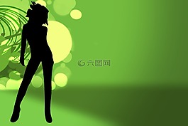 舞者,背景,女子