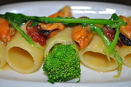 意大利面,食品,菜