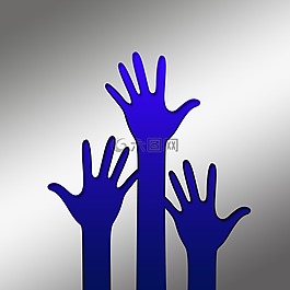 志愿者,手,自動換行
