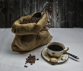 一杯咖啡,咖啡因,咖啡館