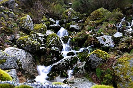 水,冬季,山