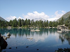 湖,山,水