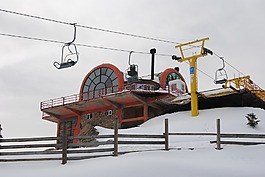 冬天,滑雪,雪