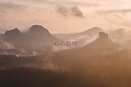 自然,景觀,山
