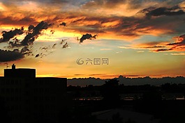 abendstimmung,天空,日落