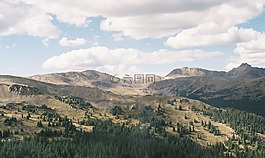 山,天空,云