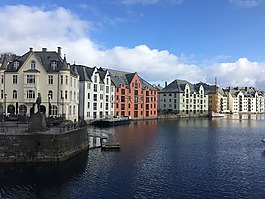 alesund,奥勒松,挪威
