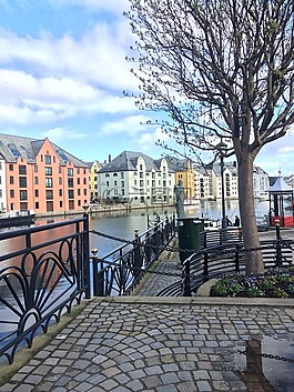 alesund,奥勒松,挪威