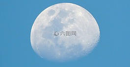 月亮,一天,天空