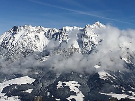 山,云,景觀