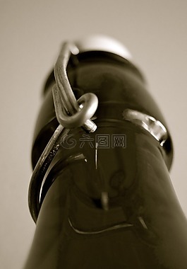 關(guān)閉,瓶,黑色
