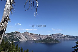 火山口湖,俄勒岡,美國