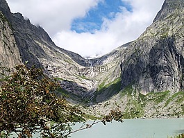 冰川,谷,湖