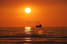 西,太陽,波羅的海
