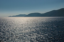 海,黎明,波紋