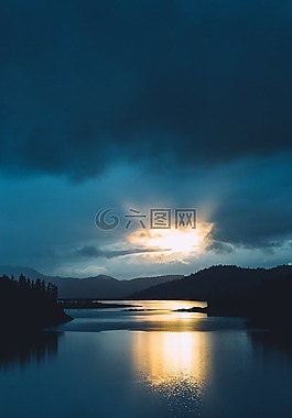 自然,水,海洋