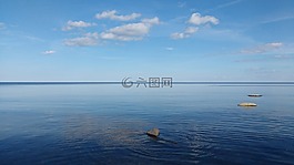 mar,天空,巖