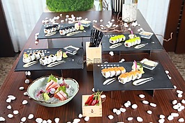 亚洲食品,日本寿司,餐