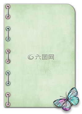 備注,卡,蝴蝶