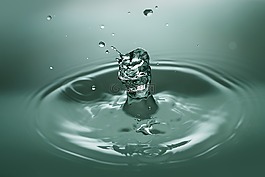水,下降,滴