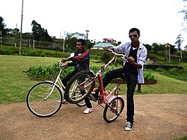 自行車,車輛,男子