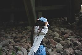 女孩,人,女性