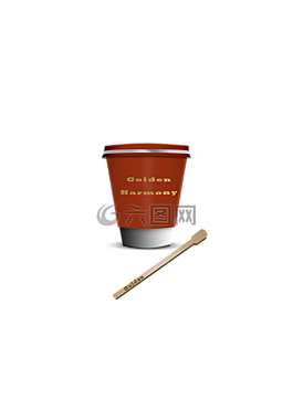 咖啡杯,可自定义模板,psd 文件