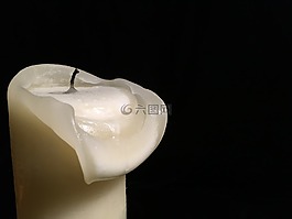 蜡烛,蜡,下降