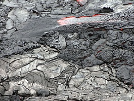 巖漿,流,火山
