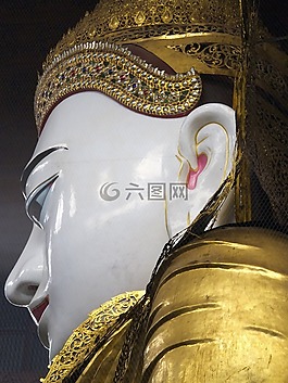 佛,雕像,宗教