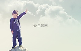指點(diǎn),天空,點(diǎn)