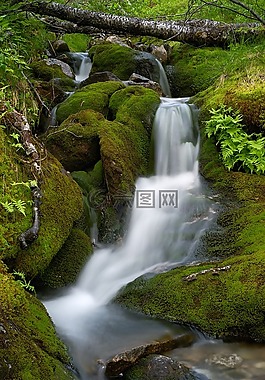 水,溪,大瀑布