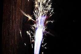 敬禮,煙花,新的一年的平安夜