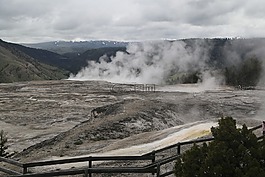 黃石公園,風景,火山