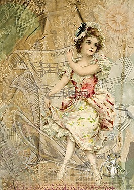 仙女,背景,藝術(shù)