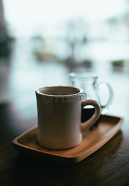 杯,咖啡,茶