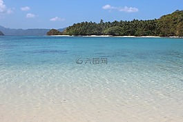海灘,海,天堂