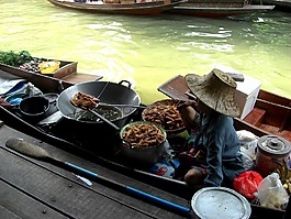 泰國,船,女子