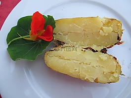 馬鈴薯,土豆,燒烤
