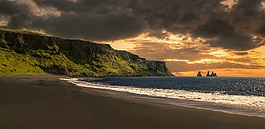 海灘,黑色海灘,黑海灘
