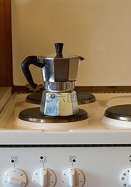 咖啡,老,bialetti